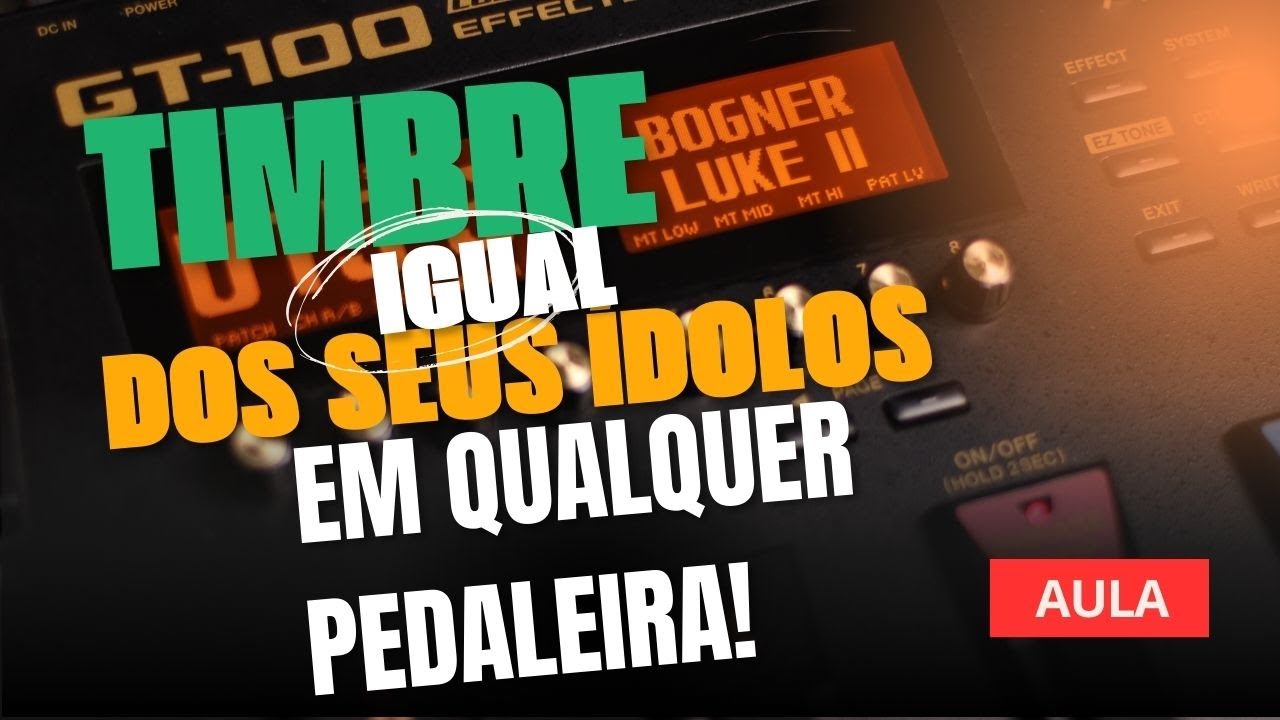 COPIE O TIMBRE DOS SEUS ÍDOLOS EM QUALQUER EQUIPAMENTO! ESSE É O SEGREDO!!!