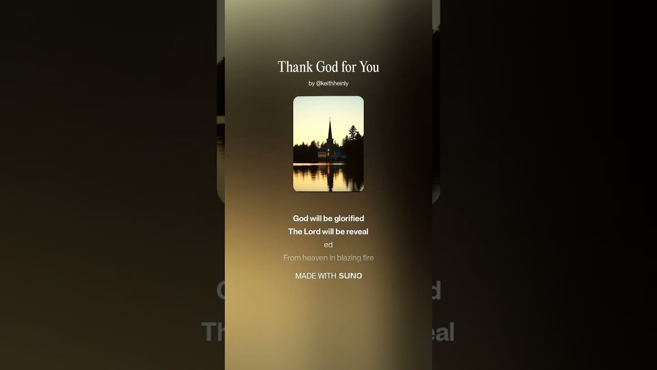 Thank God for You
