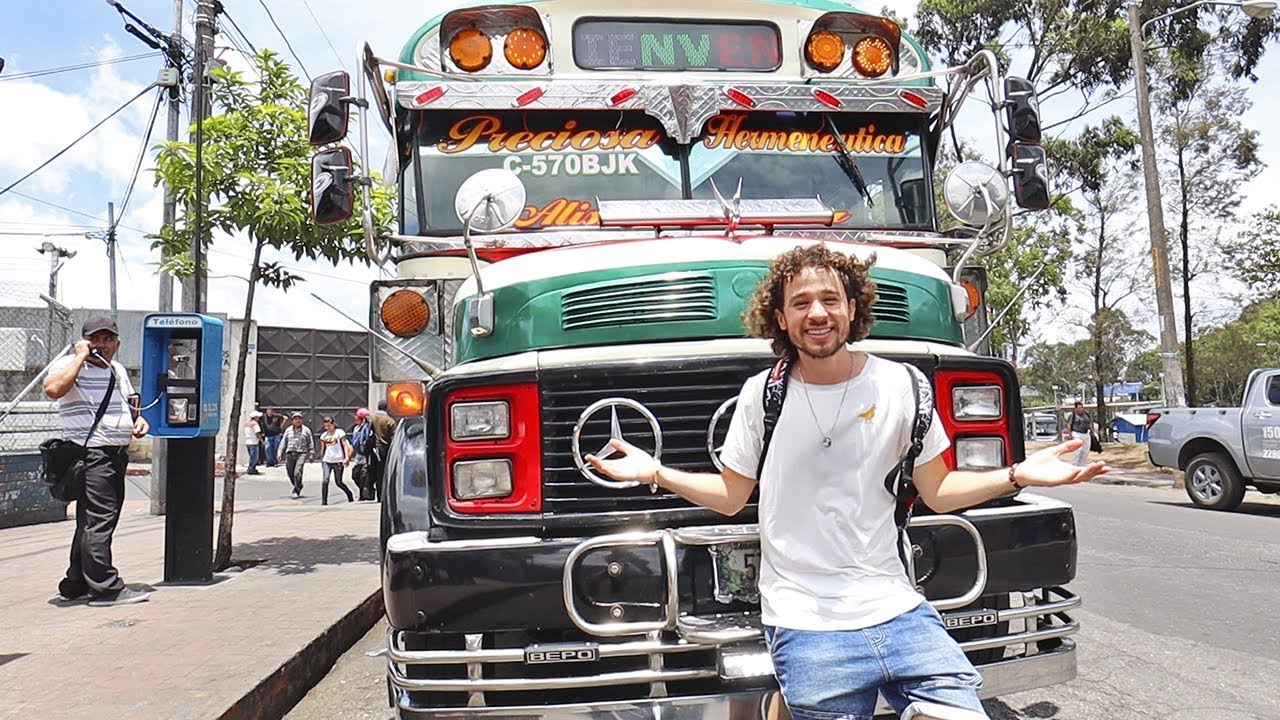 Los ALUCINANTES autobuses de Guatemala | 