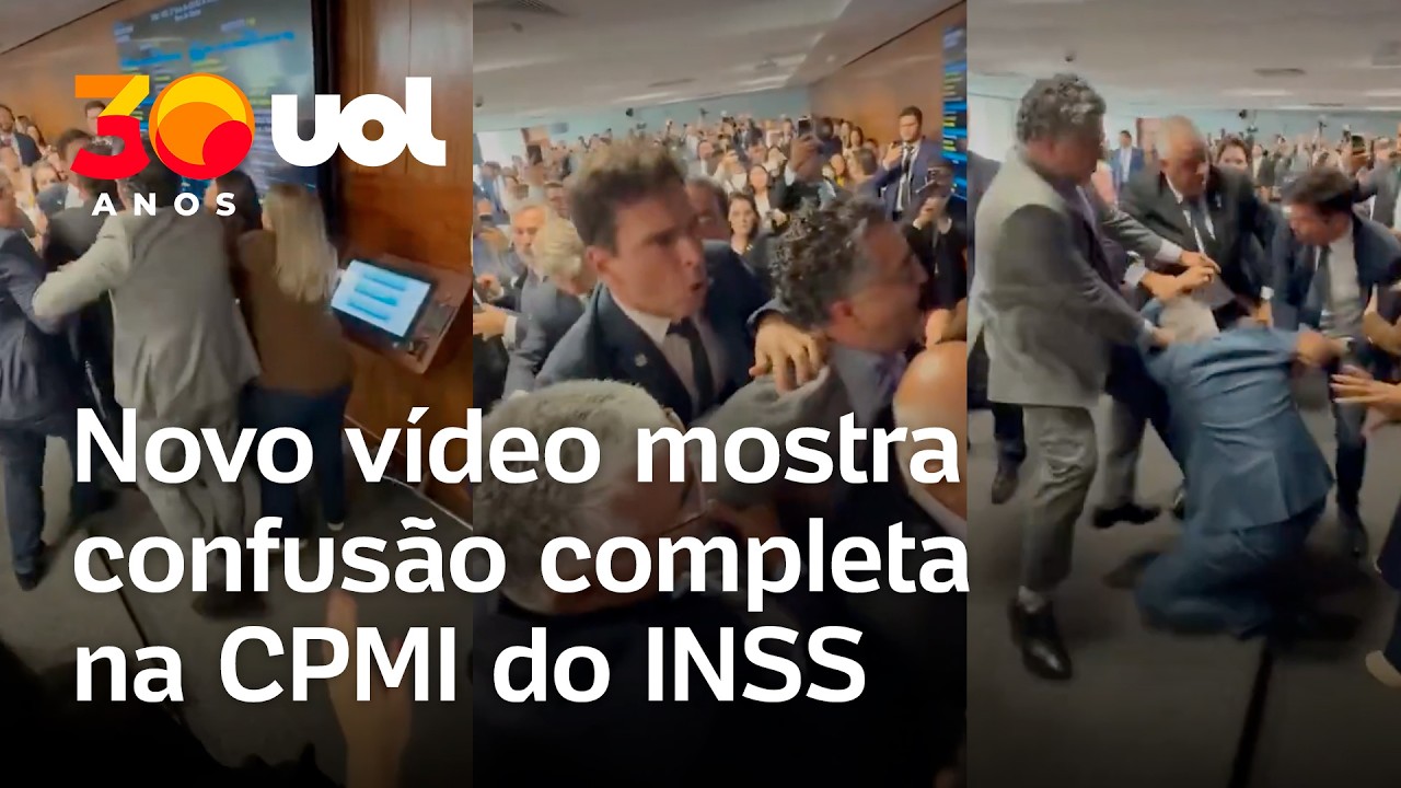CPMI do INSS: novo ângulo mostra confusão, gritaria e agressão durante sessão; veja briga completa
