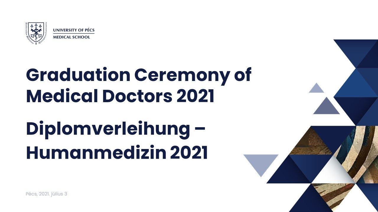 Graduation Ceremony of Medical Doctors 2021 | Diplomverleihung – Humanmedizin 2021