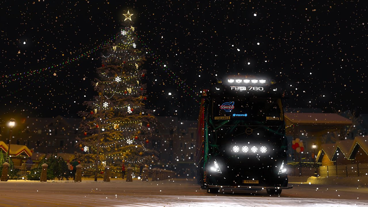 WINTER WONDERLAND IS BACK IN ETS2!! (Vlogmas #20 2025)