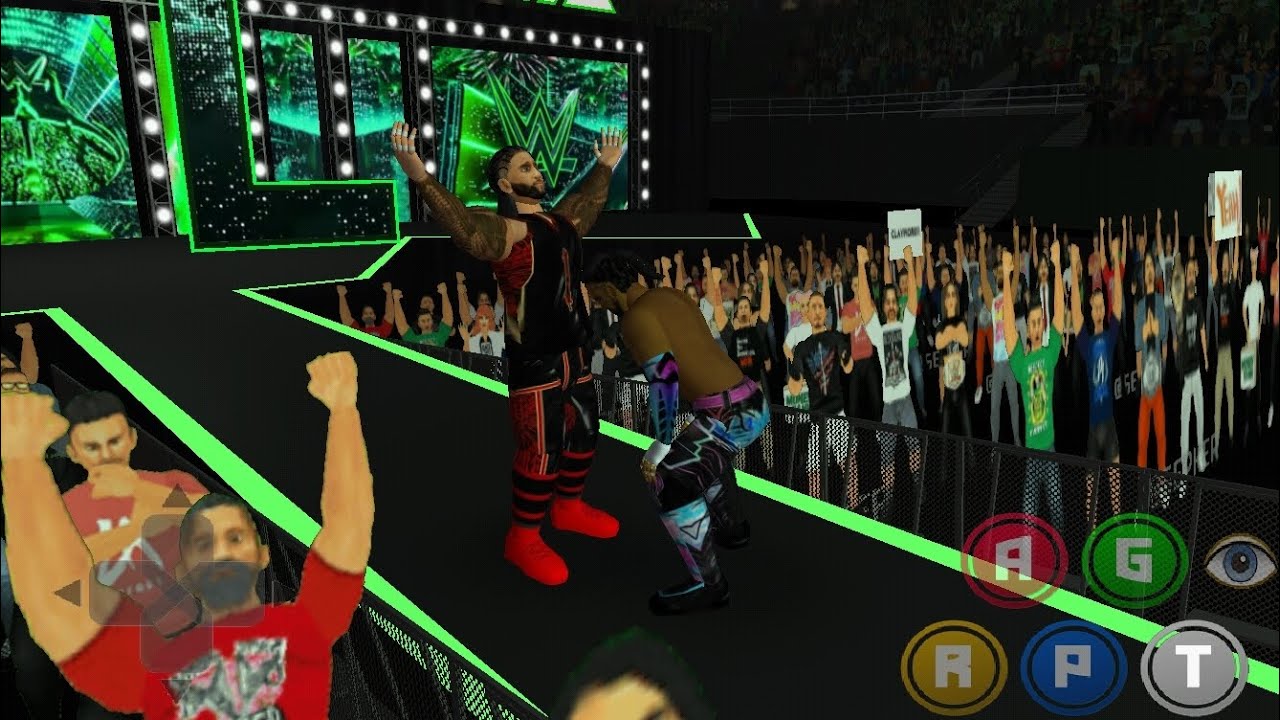 The Usos vs The New Days one on one match (wr3d2k25 mod)