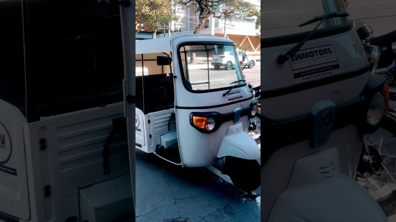 Andei no Tuk Tuk Piaggio Ap&eacute; City #piaggio #tuktuk  #brasil