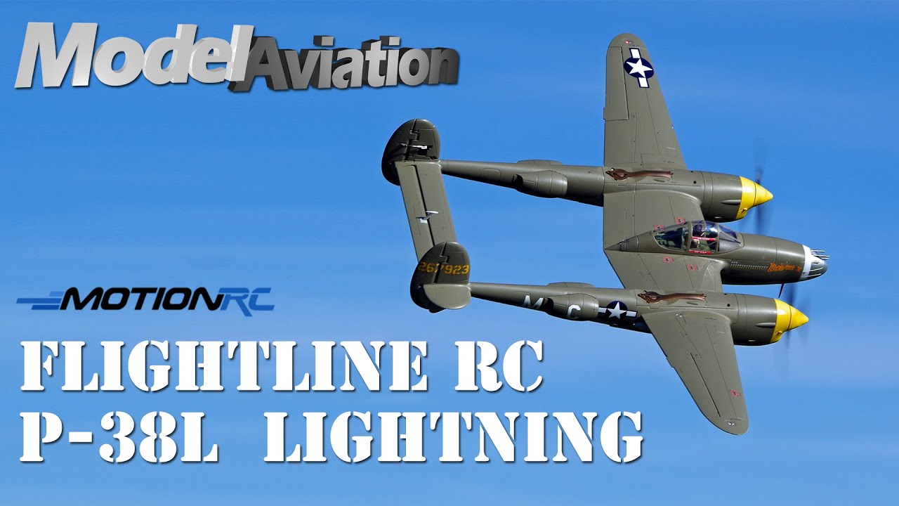 MotionRC FlightLine RC P-38L Lightning - Model Aviation
