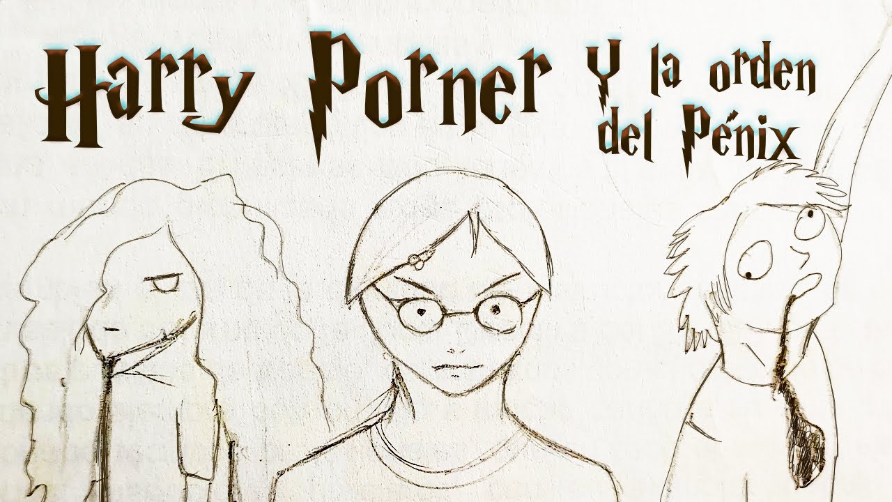 Harry Porner y la orden del Pénix - Cómic turbio que hice hace 15 años