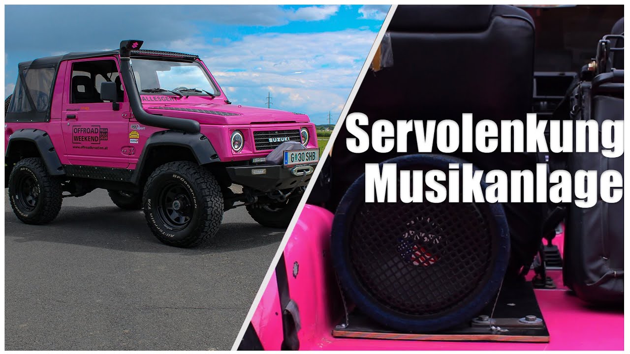 Suzuki Samurai Servolenkung?! | Servolenkung nachrüsten | Suzuki Musikanlage | Boxen+Bass im Samurai