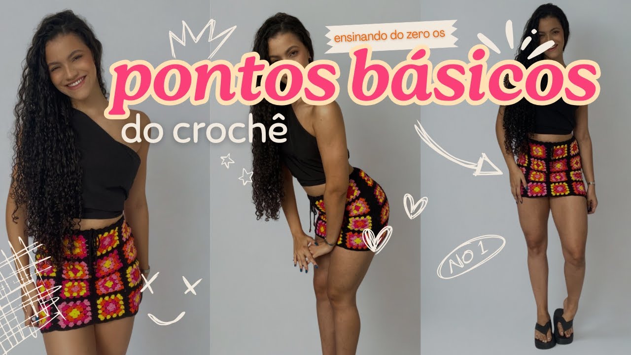 CROCHÊ PARA INICIANTES - APRENDA OS PONTOS BÁSICOS DE UMA VEZ POR TODAS!