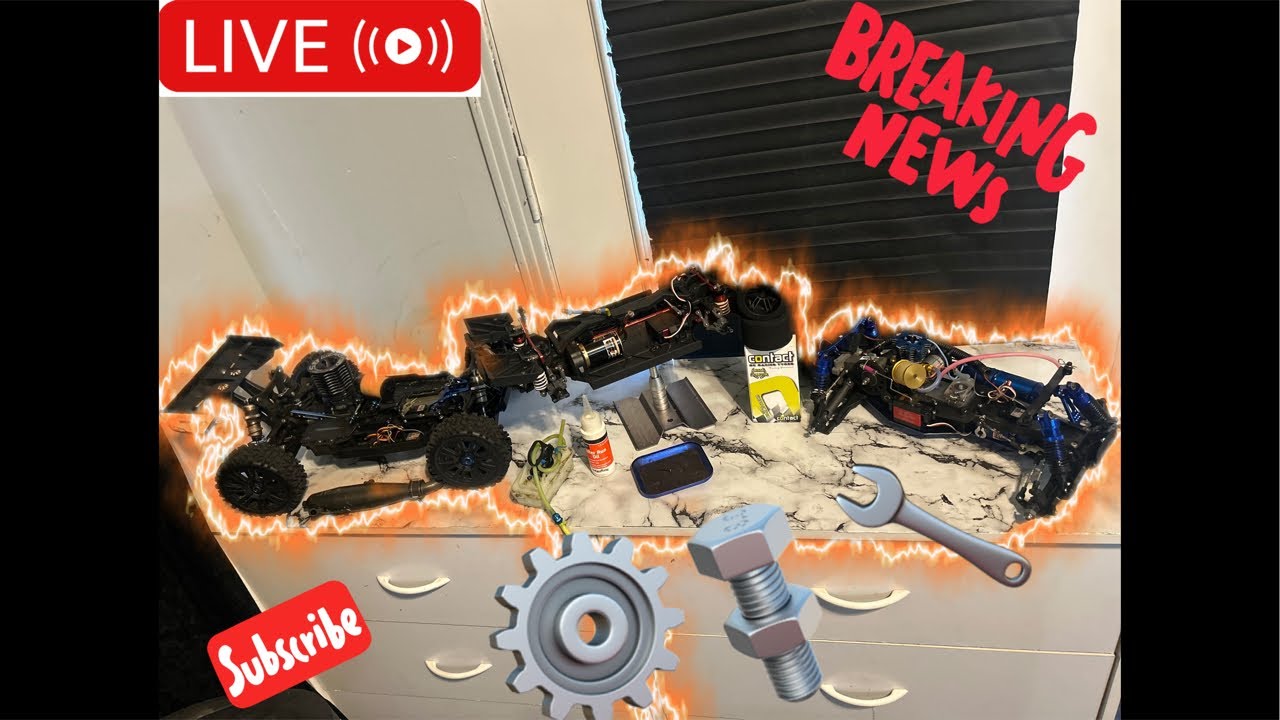 RC car Wrenching Live Video  Getting Shxt Accomplished 🤧