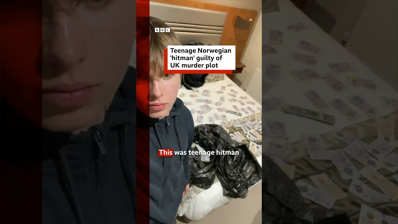 Teenage Norwegian 'hitman' guilty of UK murder plot. #BBCNews