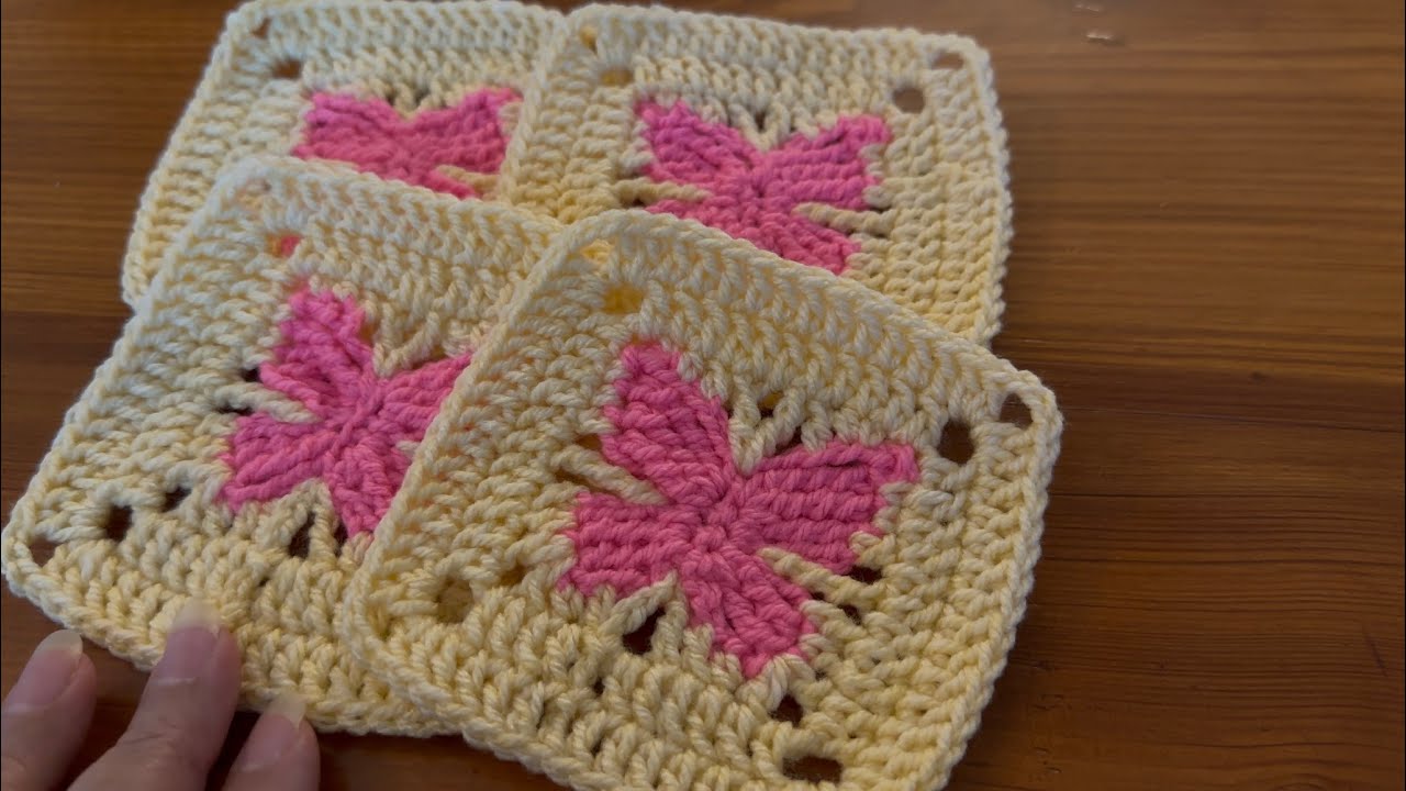 How To Crochet Butterfly | Granny Square Baby Blanket #crochettutorial #crochetgrannysquare