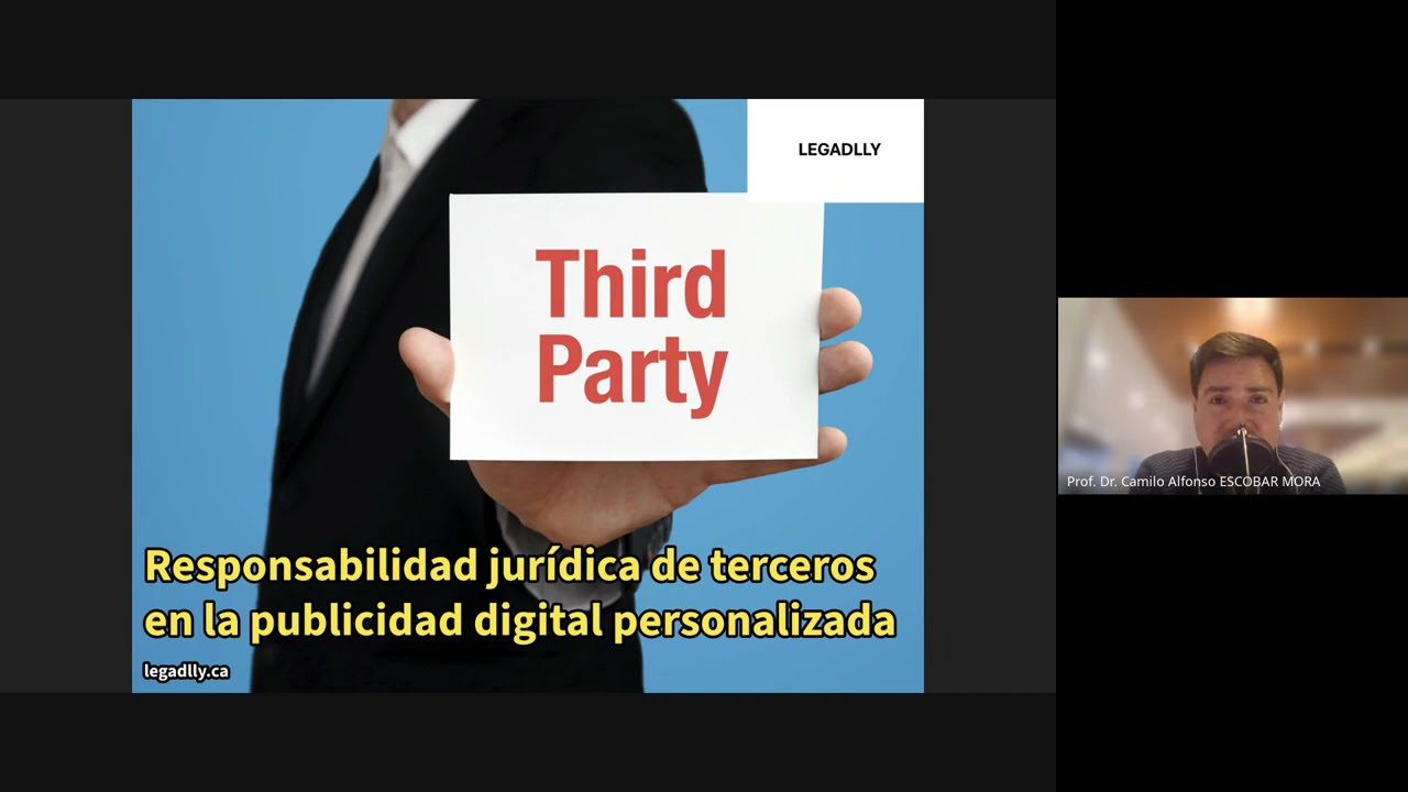 Responsabilidad jurídica de terceros en la publicidad digital personalizada LEGADLLY