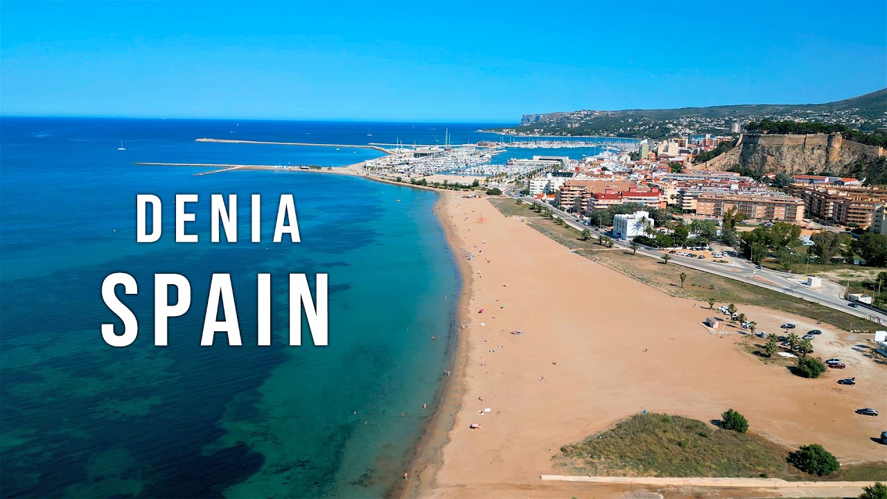 Denia Spain 🇪🇸 From Above | Costa Blanca Coastline 4K