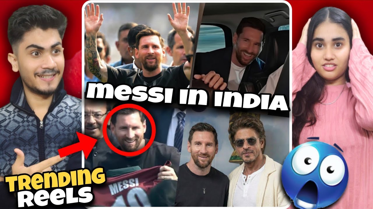 India Welcomes Messi! 😭🔥 | Goosebumps Reaction 🐐 | React Together