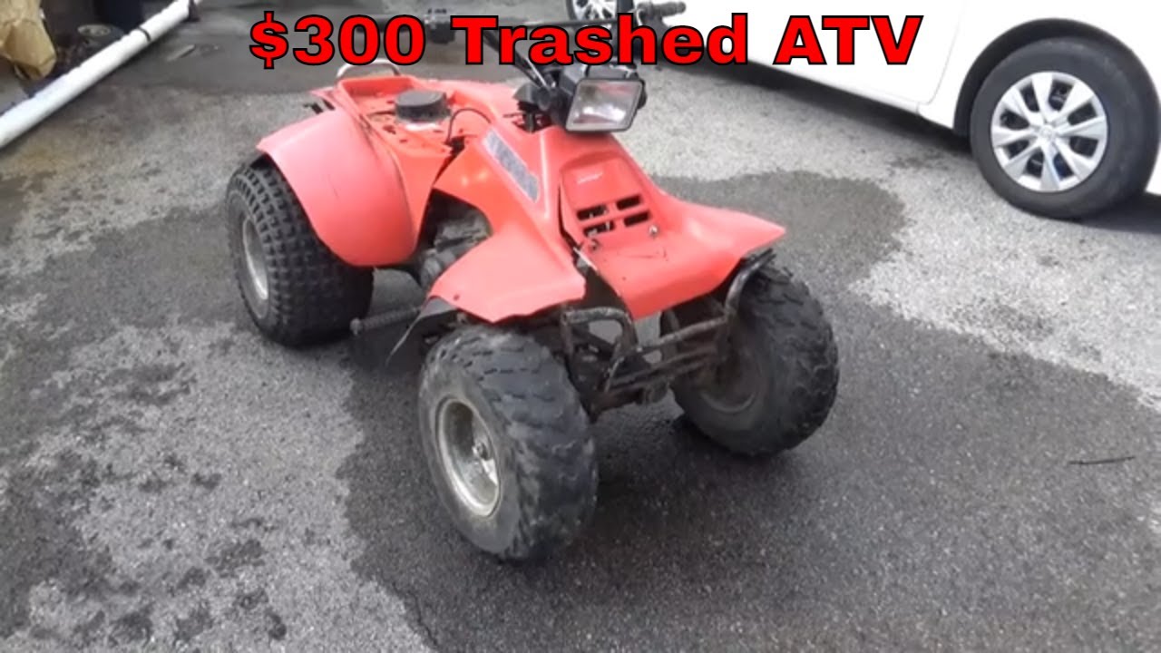 Trashed $300 Suzuki LT125, Should of Passed on This Deal!