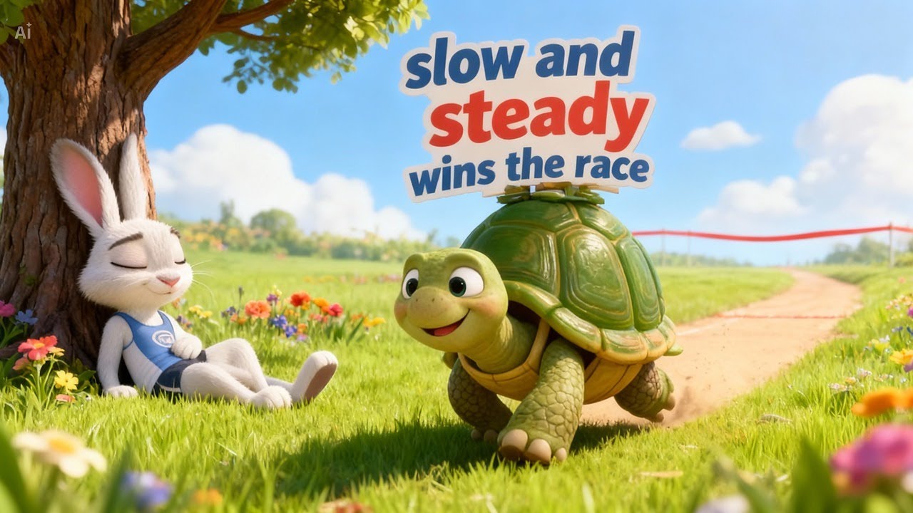 Slow and Steady Wins the Race | The Tortoise and the Hare Story