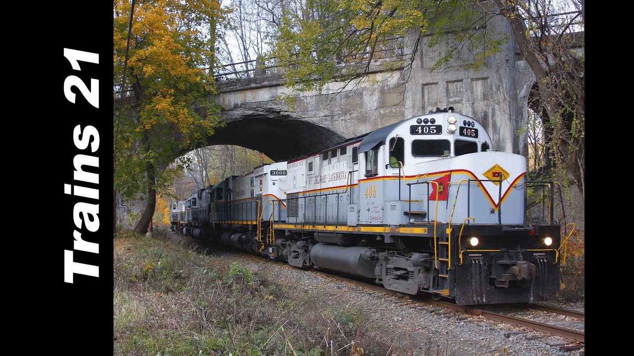 Chasing Delaware-Lackawanna PT-98 Over The Poconos & Through The Fall