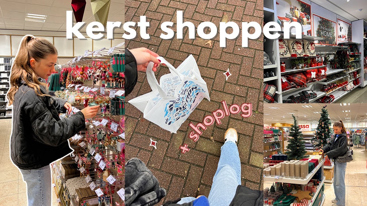 Kerstshoppen met mij + shoplog🎄🛍 primark, action & meer ✨ vlogmas dag 1