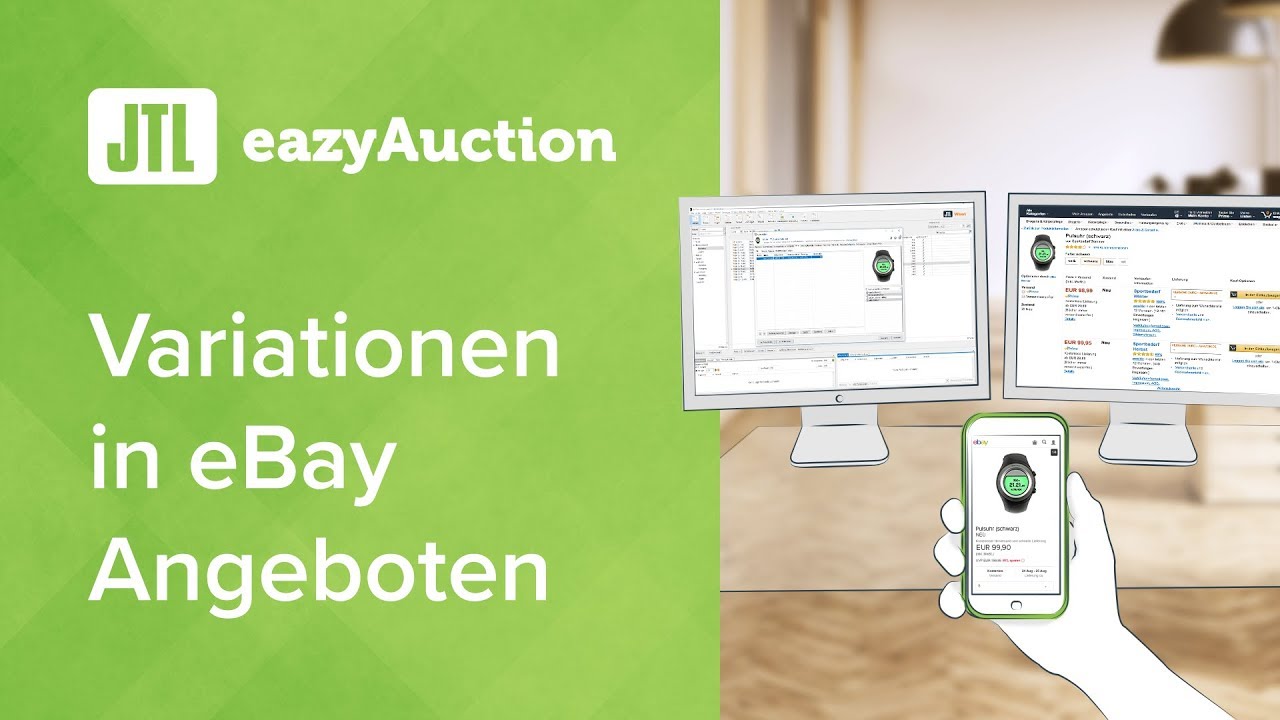 Variationen in eBay Angeboten mit JTL EazyAuction