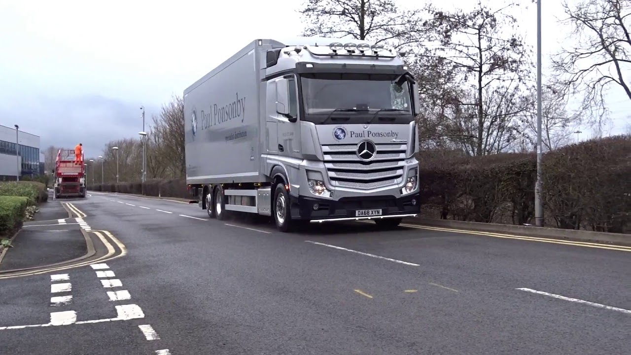 Paul Ponsonby new 26 tonne Mercedes