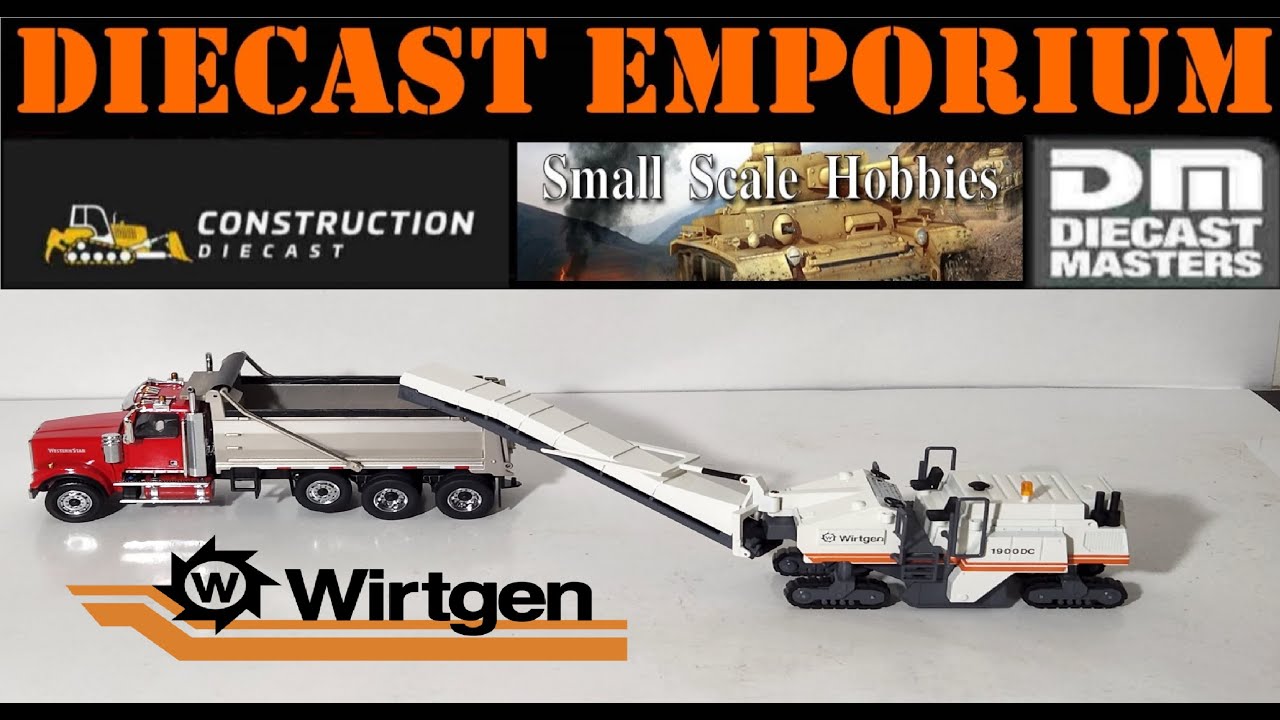 1:50 Scale NZG Wirtgen 1900DC Road Milling Machine Unboxing & Review