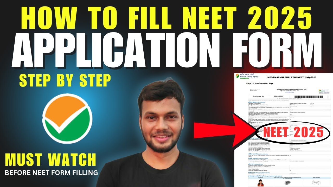 How to Fill NEET Application Form 2026 ✅ &bull; NEET 2026 Registration Step by Step &bull; Documents for NEET