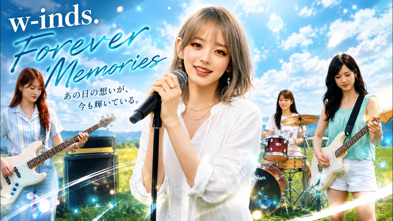 w-inds./Forever Memories 令和のバンドでカバーしてみた！ ai cover songs japanese 🎤Vocal:Yuna