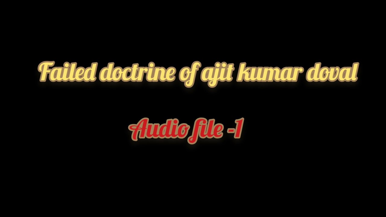 Failed doctrine by Modi Gov|| Urdu Hindi