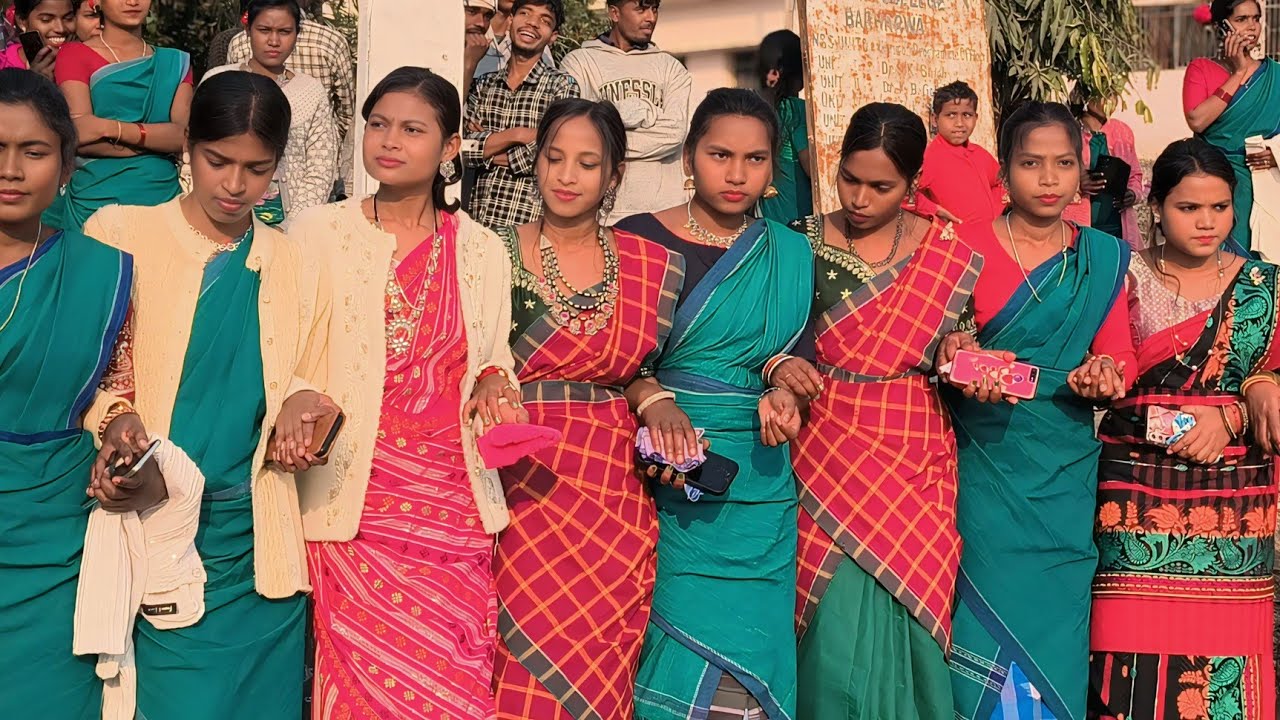 New Santhali Sohrai video Barharwa /#college 2026