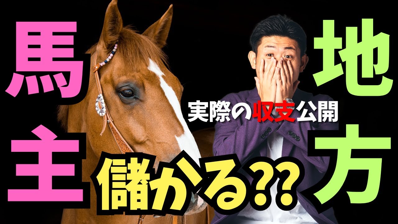【収益公開】地方競馬の馬主って儲かるの？笠松競馬在籍８か月の収支を大公開!!