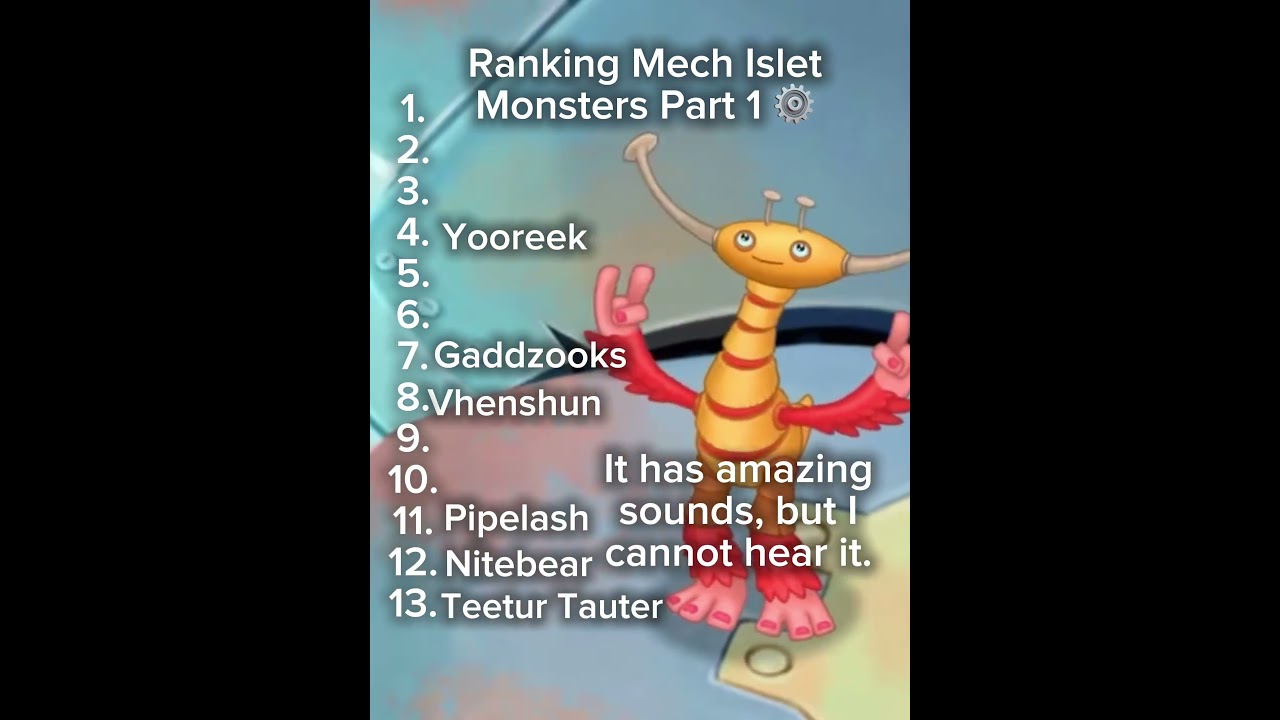 Ranking Every Mech Islet Monster ⚙️| My Singing Monsters #msm #ranking #mysingingmonsters