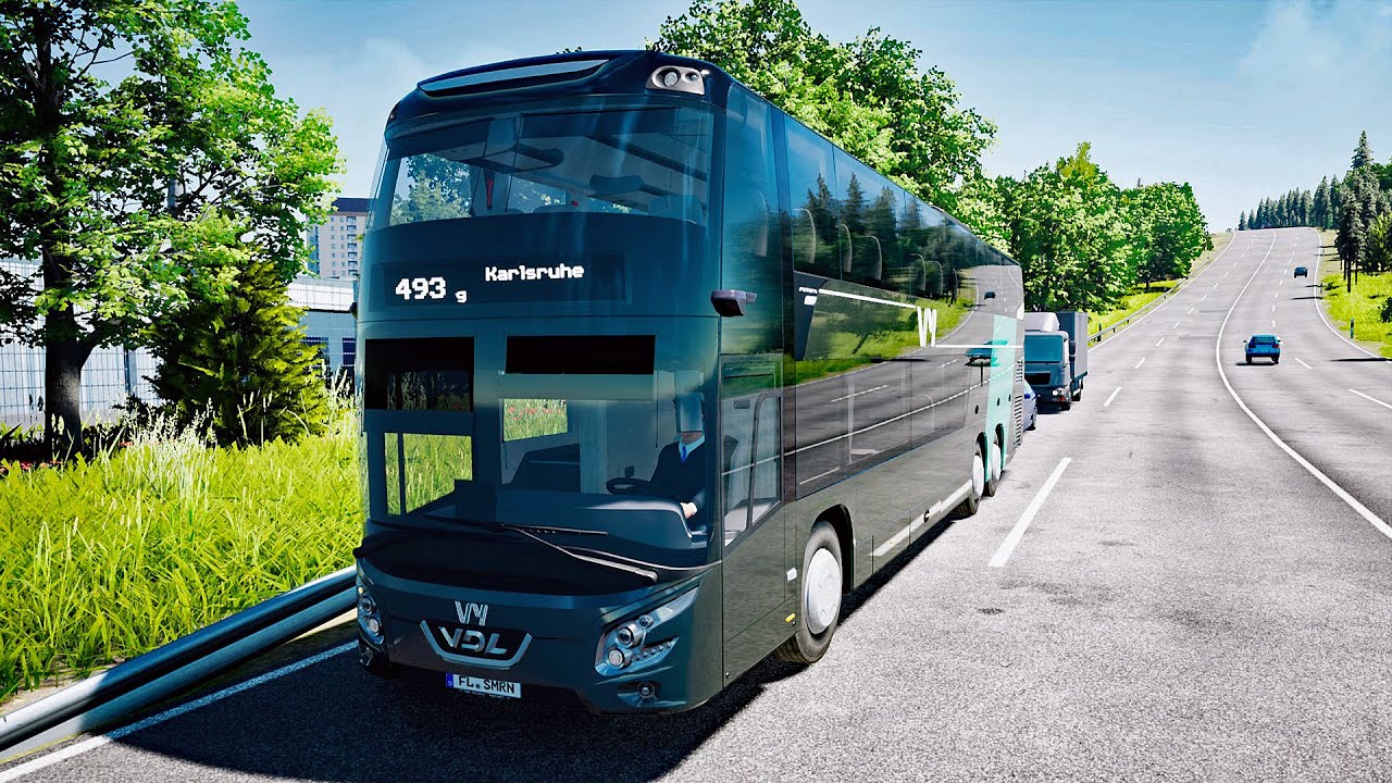 VDL Futura Double Decker Ultra Luxury Coach ! Fernbus Simulator ! GAMEPLAY !