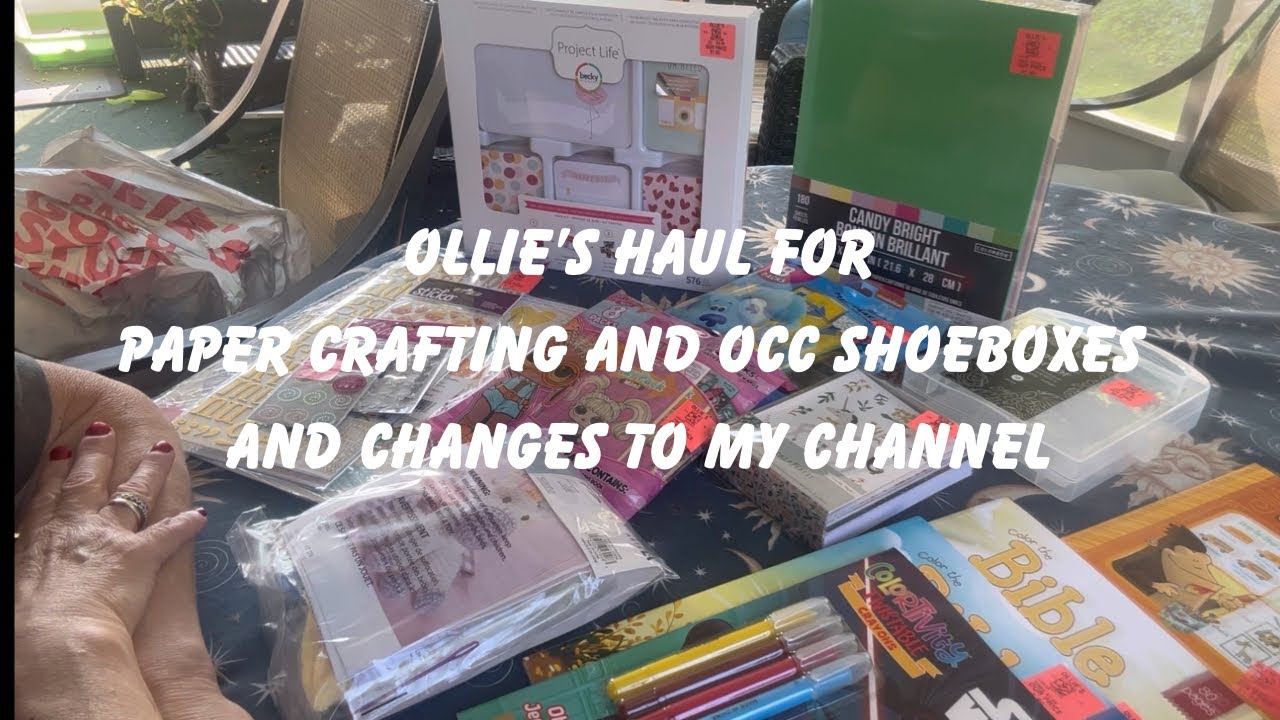 Ollie’s haul and changing name and content of my channel
