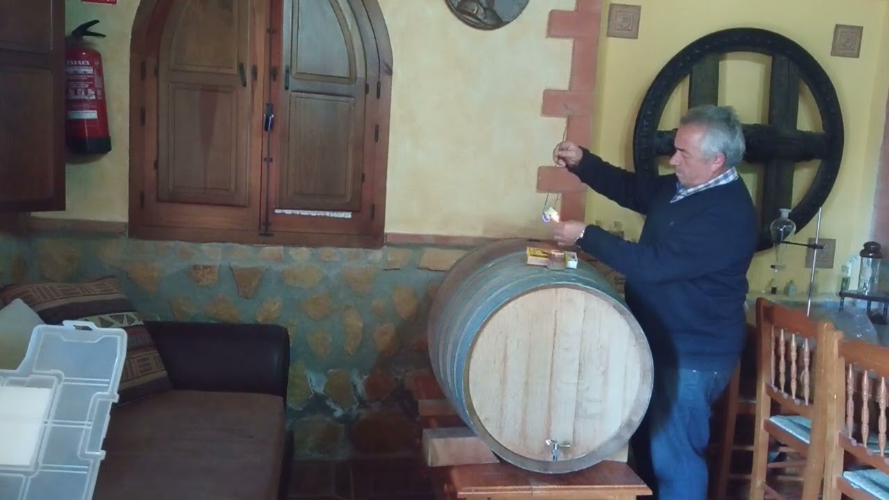 BARRICA DE MADERA NUEVA ( 3 )