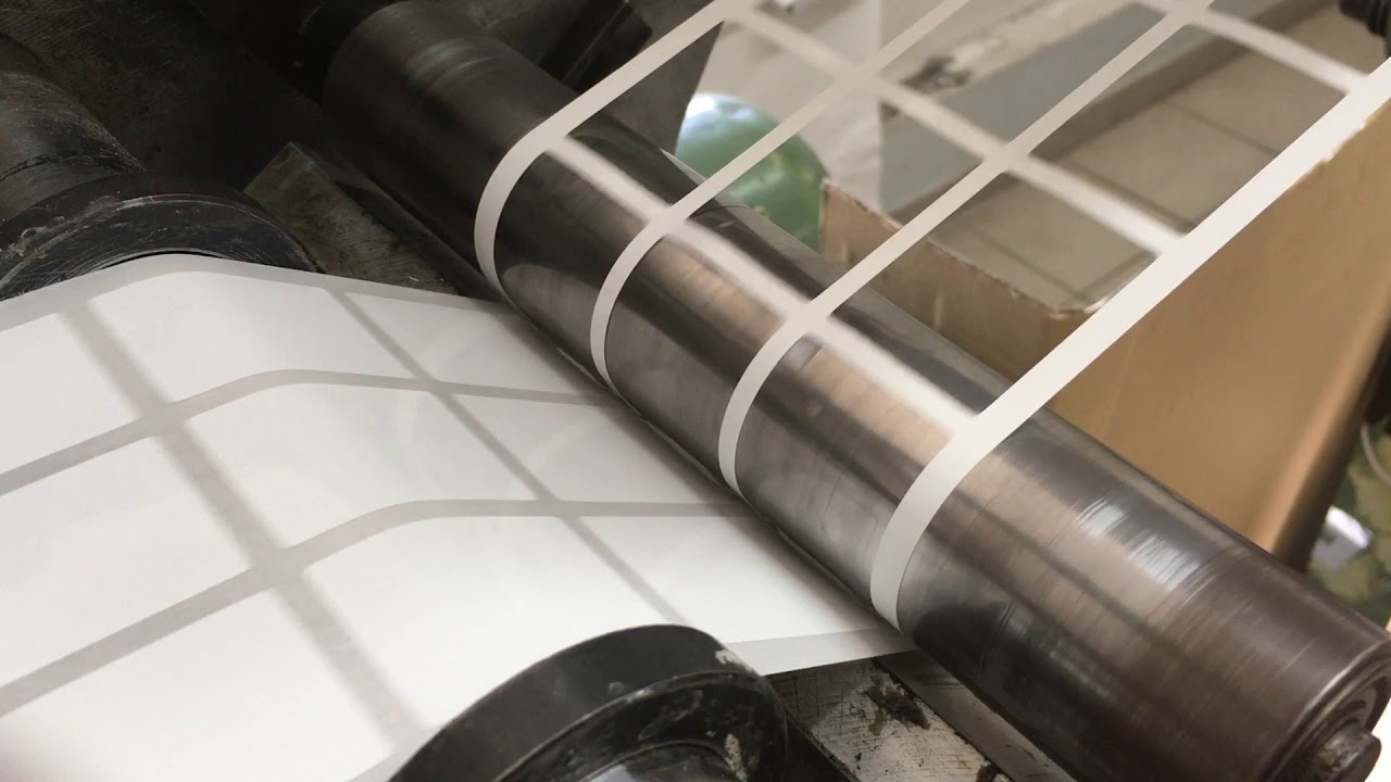 Fabrication étiquettes vierges en bobines