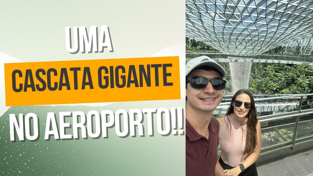 Esse aeroporto parece um parque temático!!