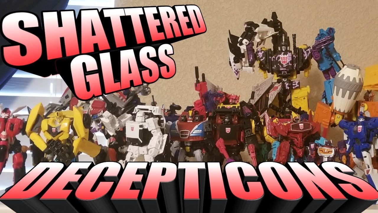 Transformers Shattered Glass Decepticons Collection.