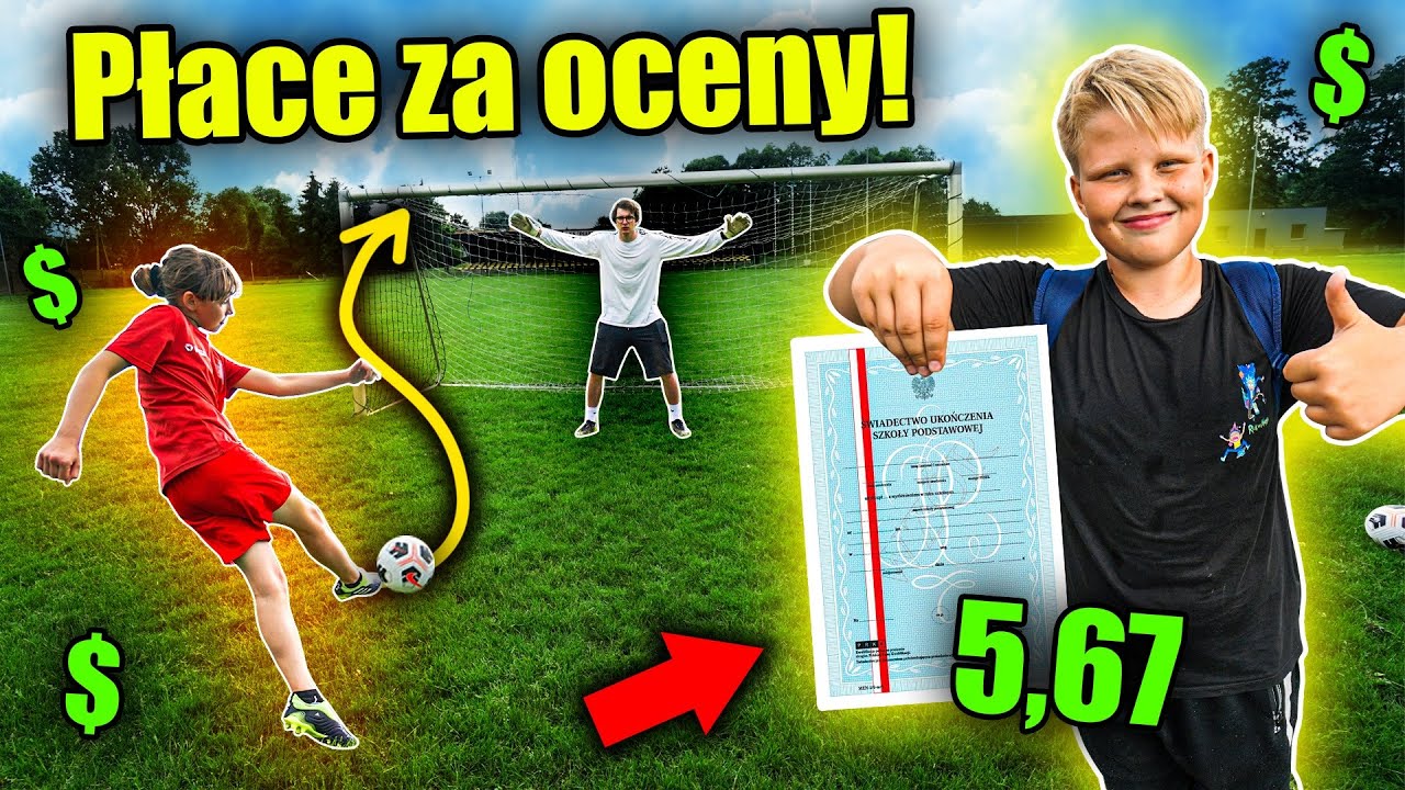 KONIEC ROKU SZKOLNEGO NA BOISKU! 😍 Płace za oceny! 💲
