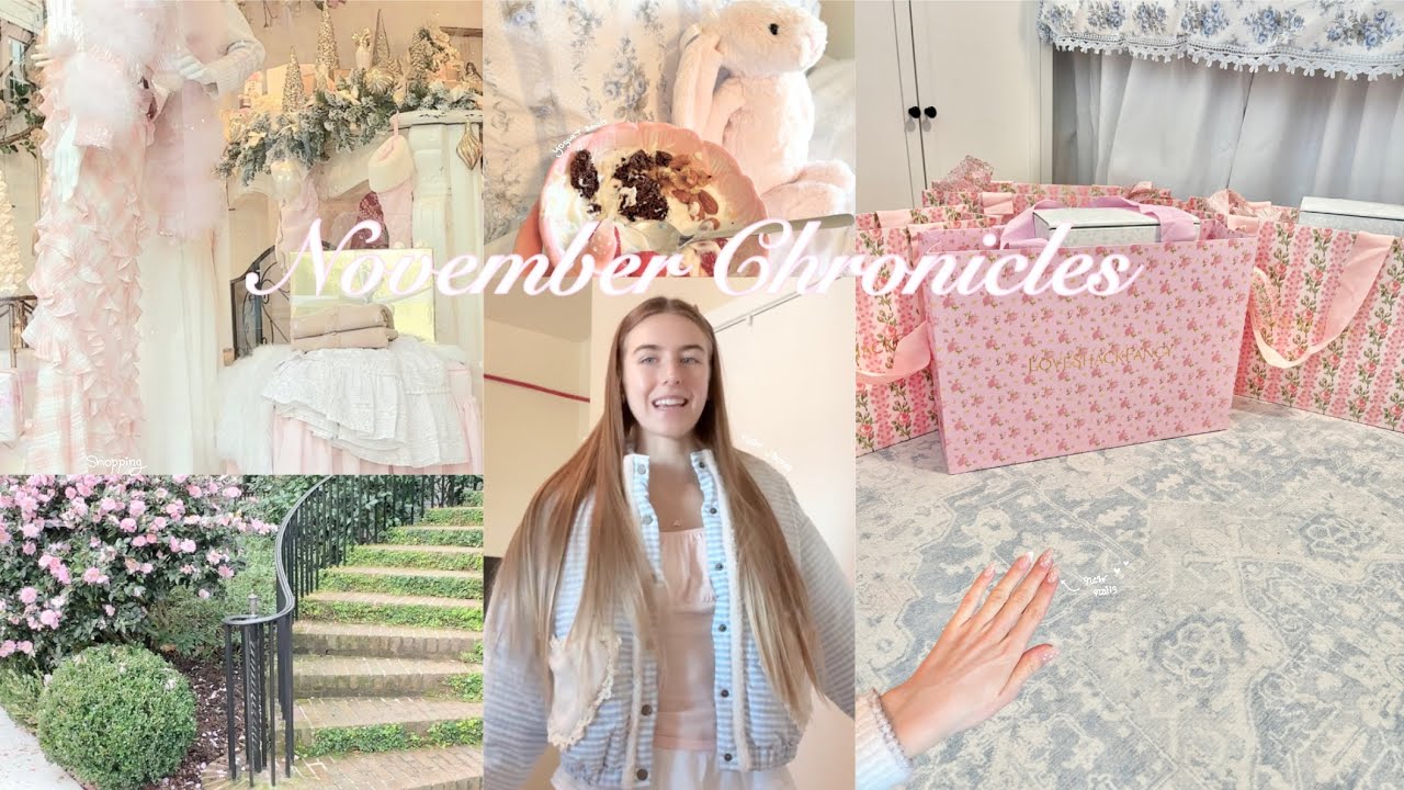 November Chronicles 🧸⛲️🌸  ♡ college diaries ep.6 ♡ nail appoitment, shopping, filming content, etc
