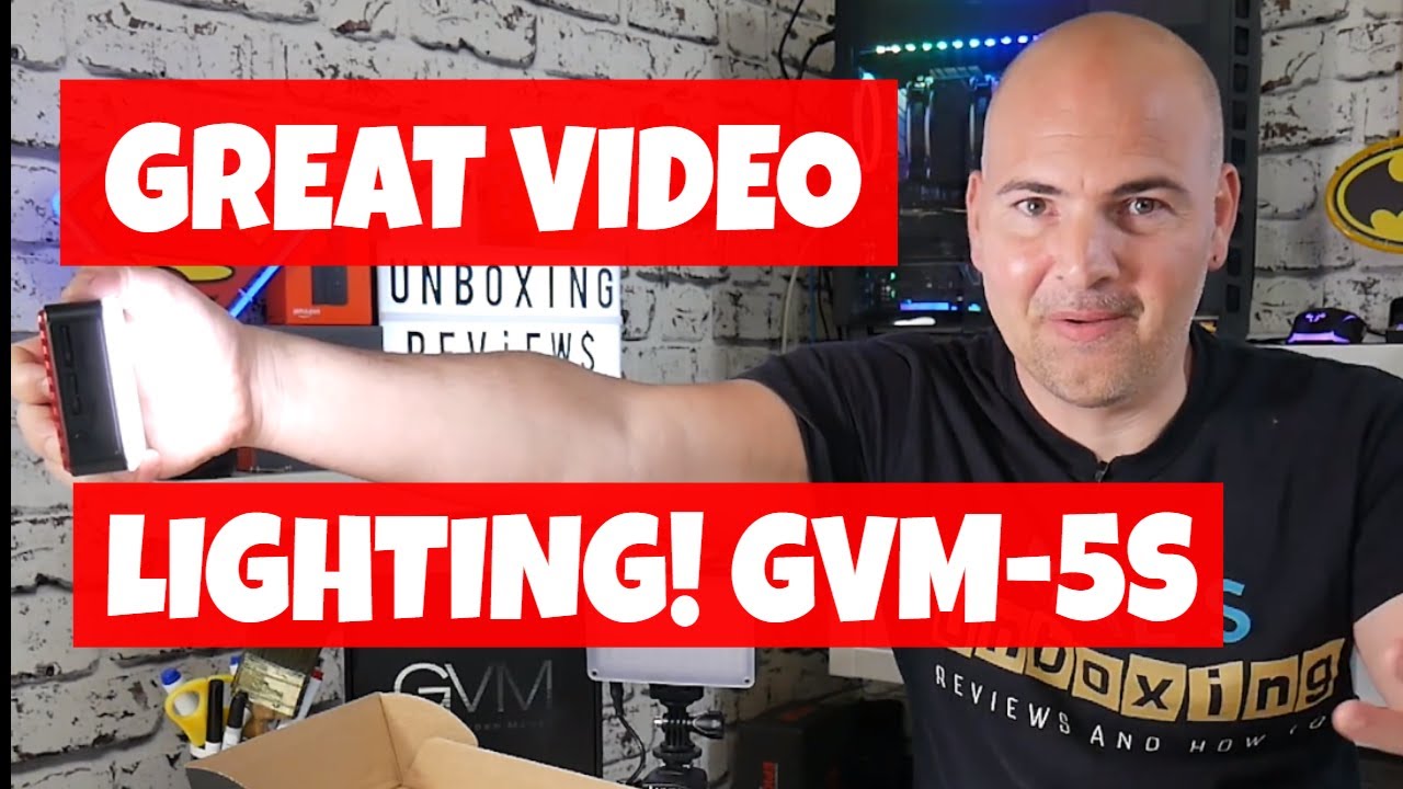 Great Video Maker GVM 5S Portable Rechargeable Bicolour LED Film Lamp Kit