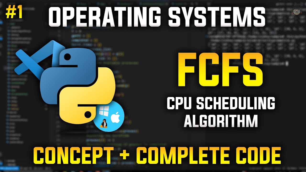 Понимание алгоритма FCFS в Python | Операционные системы