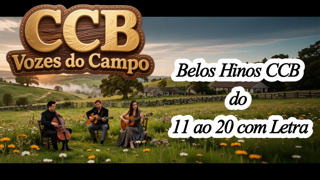 Belos Hinos CCB - Vozes do campo do 11 ao 20 com Letra - Hinário 5