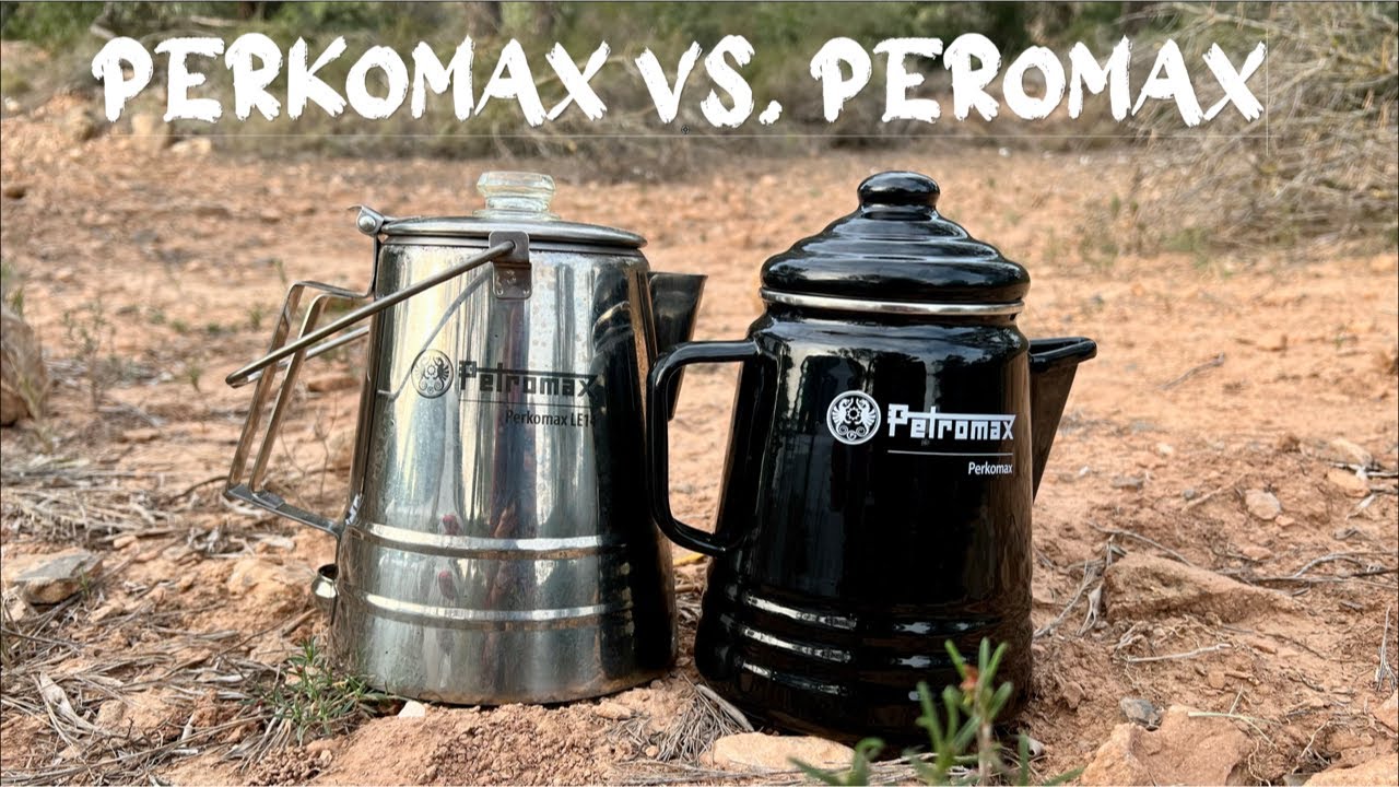 Petromax Perkolator Vergleich – Emaille vs. Edelstahl