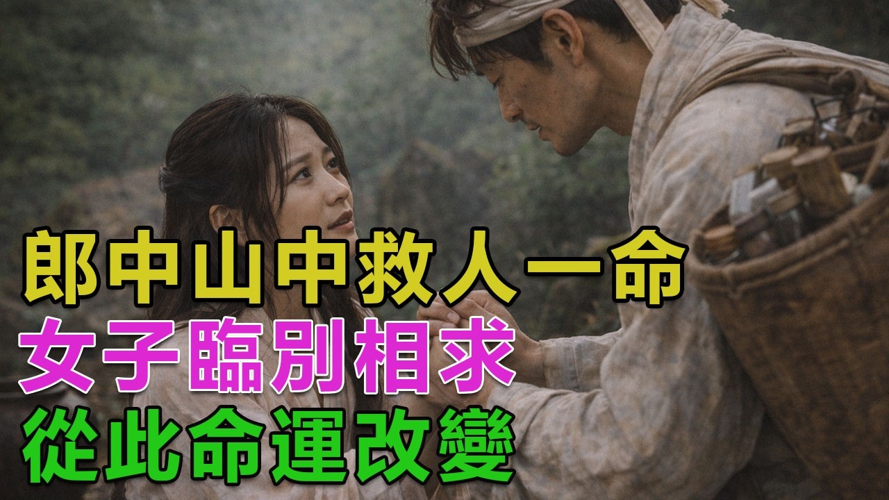 民間故事：郎中山中救人一命，女子臨別相求，從此命運改變