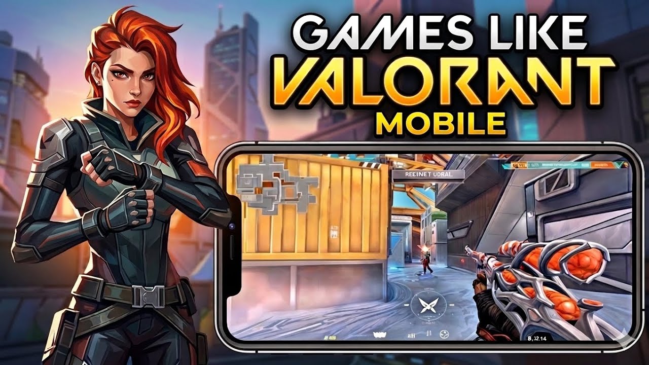 TOP 5 GAMES LIKE VALORANT MOBILE 