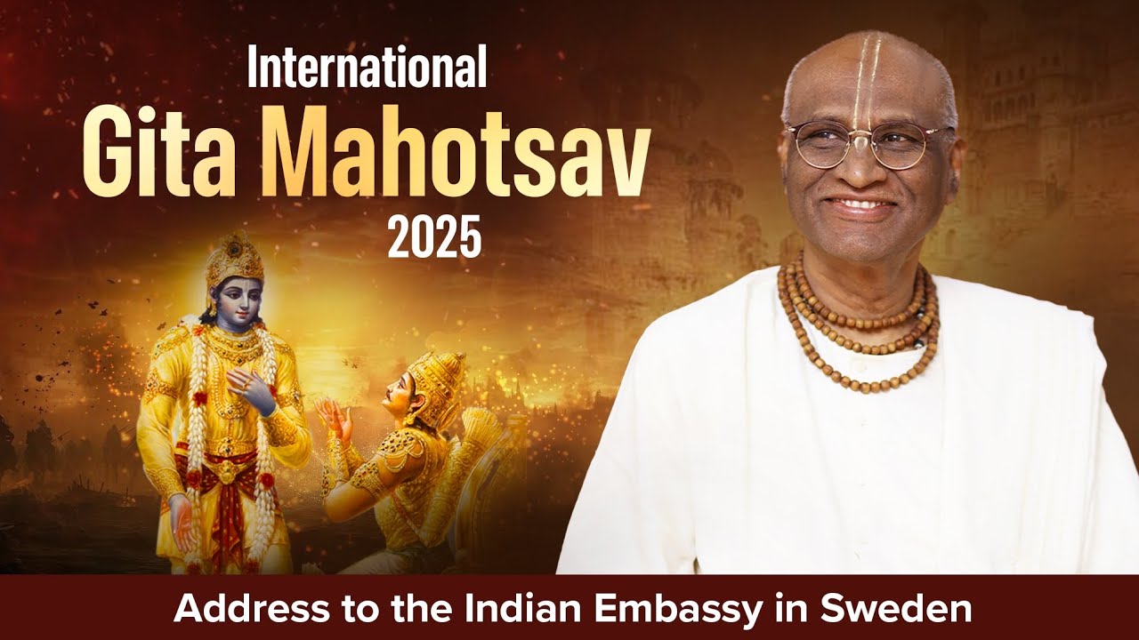 International Gita Mahotsav 2025 | Address to the Indian Embassy in Sweden @swedeninindia3797