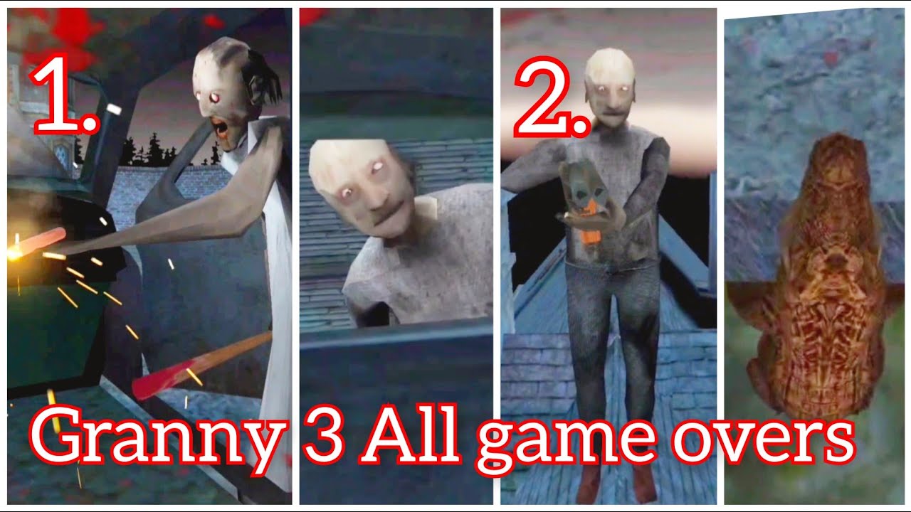 Granny 3 all bad endings