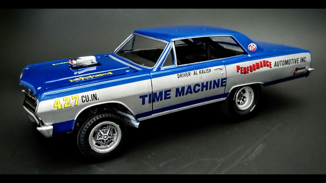 ALL NEW! 1965 Chevy Chevelle 427 AWB Funny Car 1/25 Scale Model Kit Build How To Assemble Paint AMT