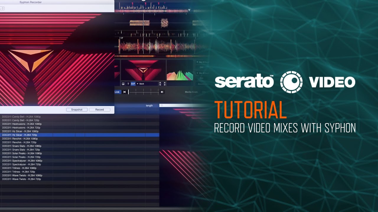 Serato Video (Tutorial): Record Video DJ Mixes with Syphon