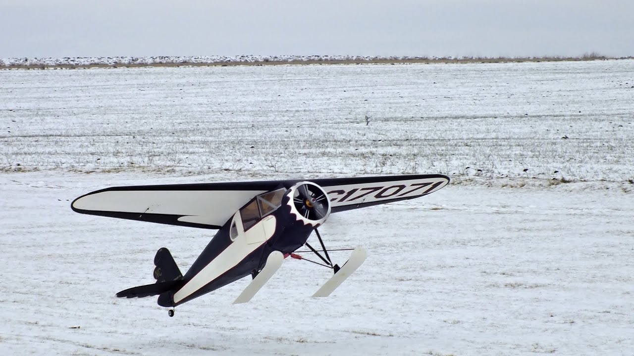 Kari Keen Sioux Coupe, ski flying, electric powered RC model